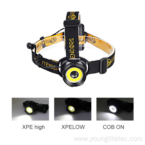 aluminium dry battery outdoor night sports LED headlight